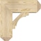 Ekena Millwork Merced Craftsman Rough Sawn Bracket w/ Offset Brace, Douglas Fir, 8"W x 20"D x 20"H BKT0806X20X20MRC04RDF - alternate 4